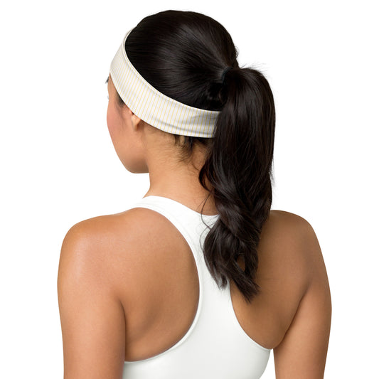 Yellow Stripes Active Headband