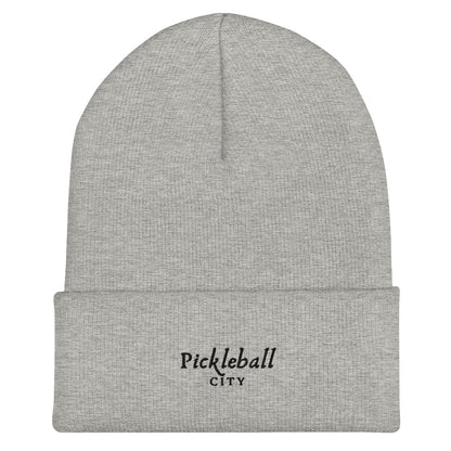 Pickleball City Cuffed Beanie