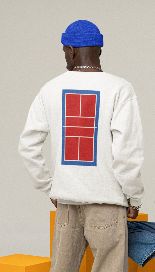 Home Court Sweatshirt (Red on Blue)