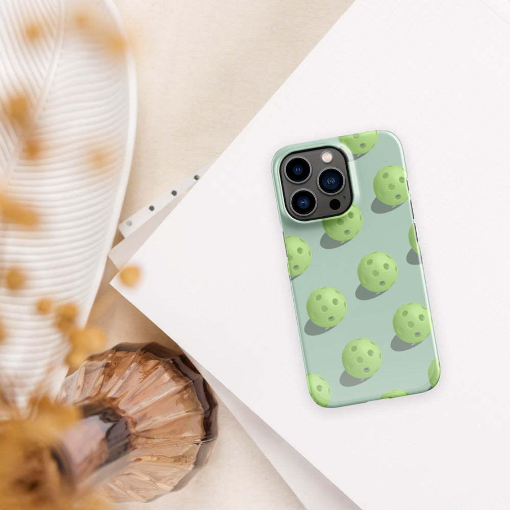 Minty Pickleball iPhone Case (iPhone 11 - iPhone 15 Pro Max)