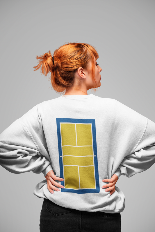 Home Court Sweatshirt (Mustard on Blue)