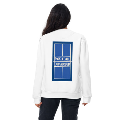 Pickleball Socialclub Sweatshirt (Blue on Blue)