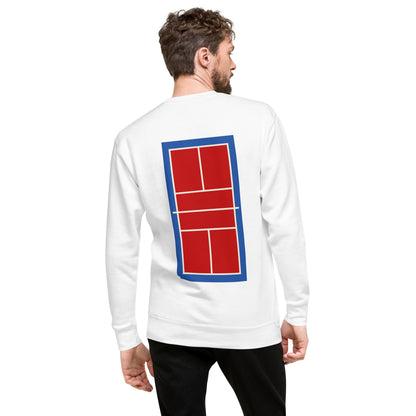 Home Court Sweatshirt (Red on Blue)