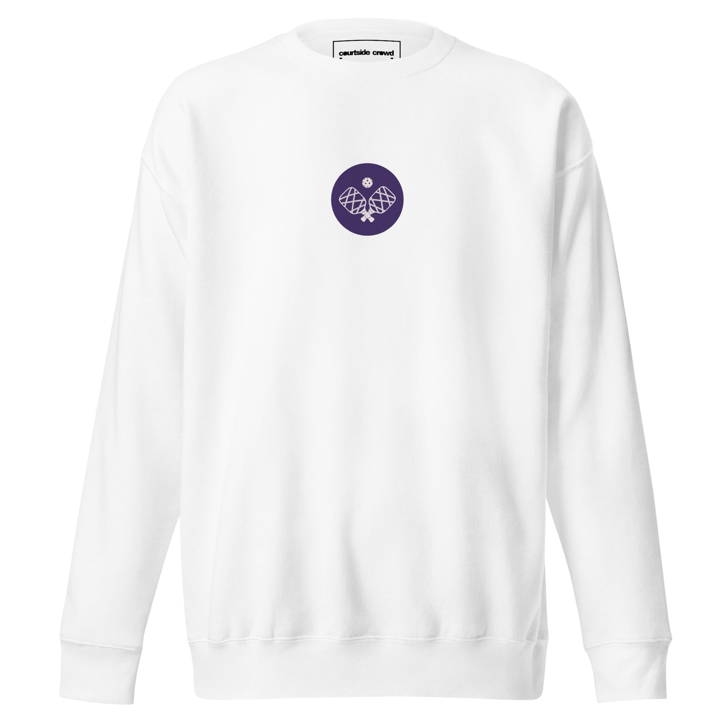 Pickleball Socialclub Sweatshirt (Purple on Blue)