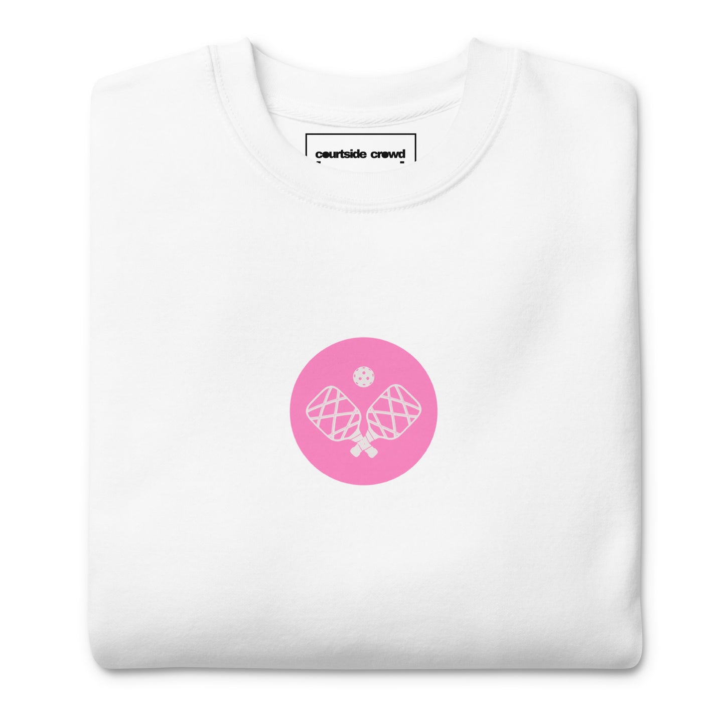 Pickleball Socialclub Sweatshirt (Pink on Blue)