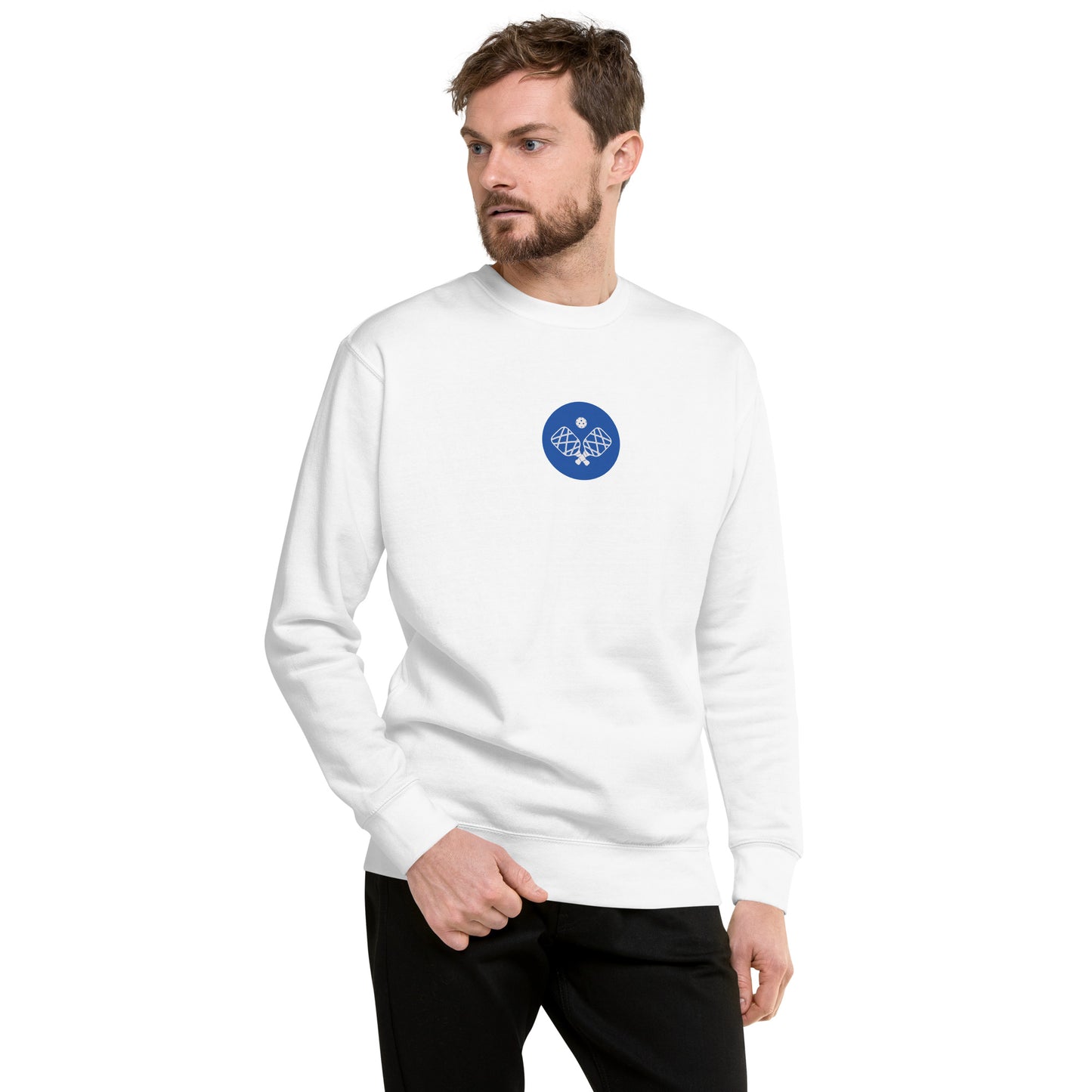 Pickleball Socialclub Sweatshirt (Blue on Blue)