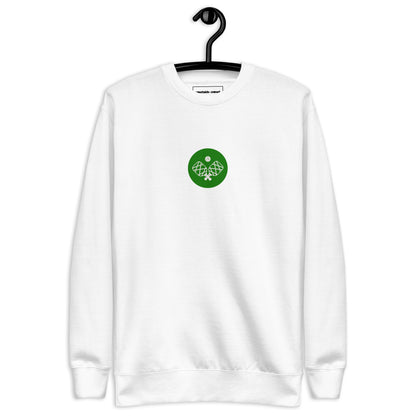 Pickleball Socialclub Sweatshirt (Green on Blue)