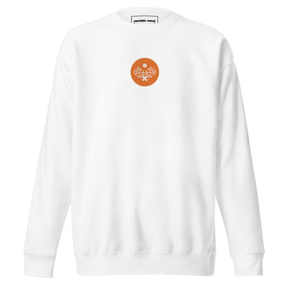 Home Court Sweatshirt (Sky Blue on Tangerine)