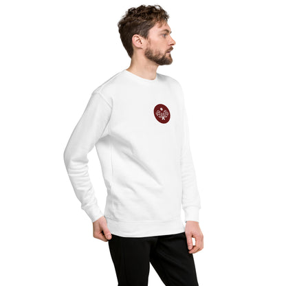 Pickleball Socialclub Sweatshirt (Yellow on Maroon)