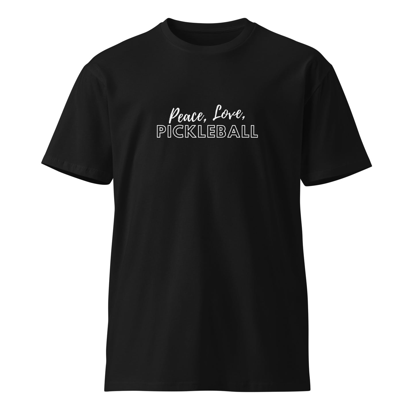 Peace Love Pickleball Unisex Premium T-shirt