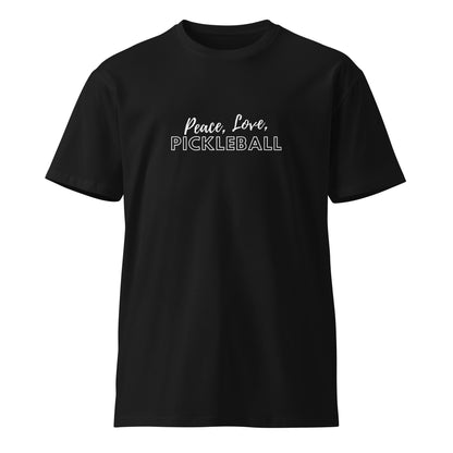 Peace Love Pickleball Unisex Premium T-shirt