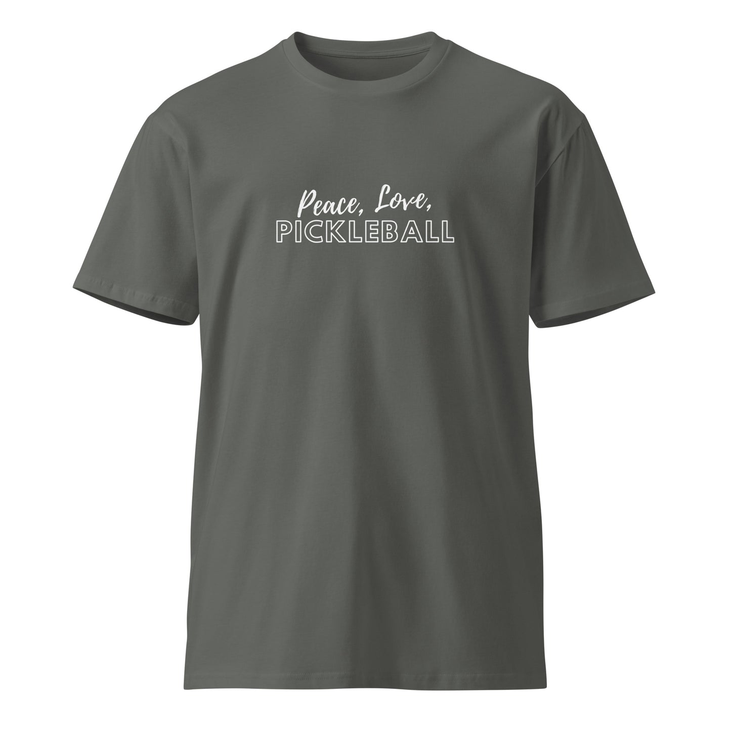 Peace Love Pickleball Unisex Premium T-shirt