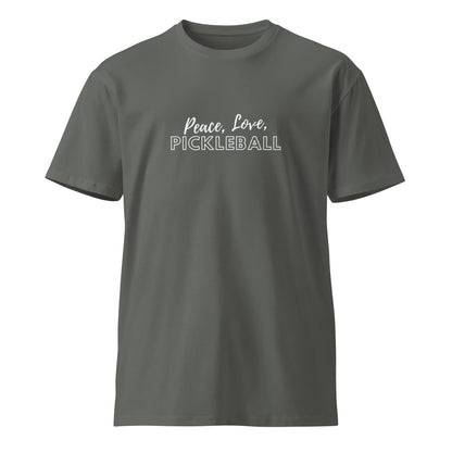 Peace Love Pickleball Unisex Premium T-shirt